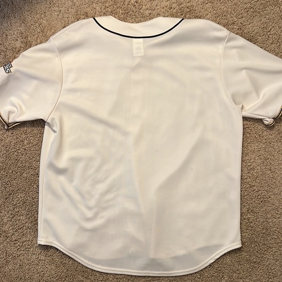 SF Giants Majestic XL Cream Baseball Jersey - Picture 5 of 6